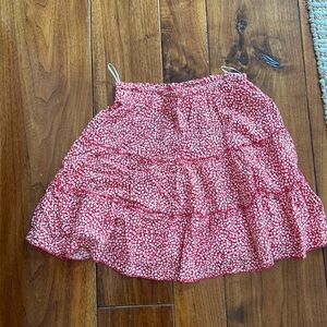 red flower skirt❤️